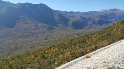Montagna Biokovo tra Spalato e Dubrovnik